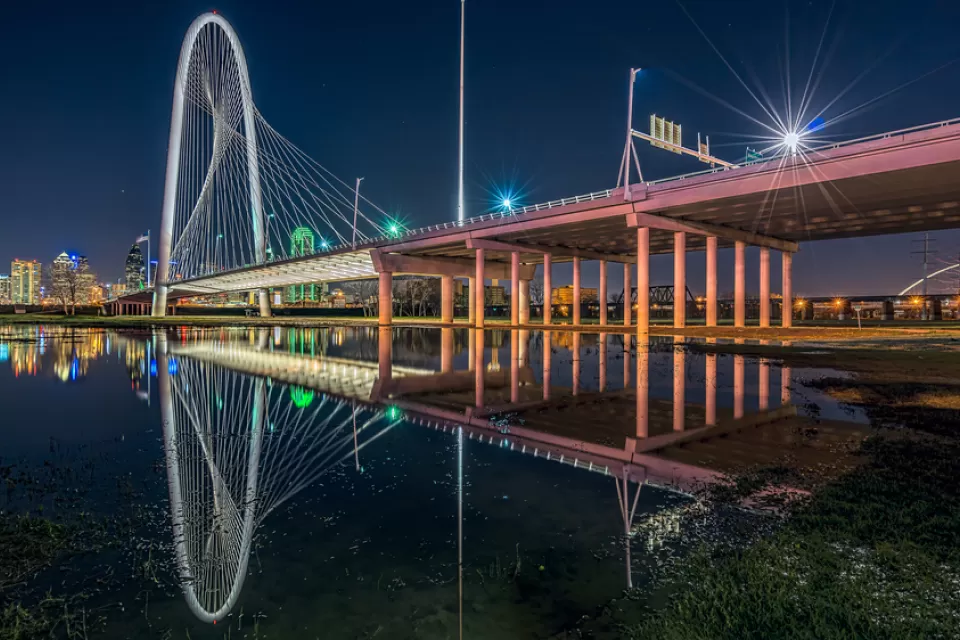 The Margaret Hunt Hill Bridge